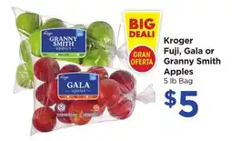 Food 4 Less Kroger Fuji, Gala or Granny Smith Apples offer