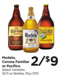 Food 4 Less Modelo, Corona Familiar or Pacifico offer