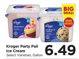 Food 4 Less Kroger Party Pail Ice Cream offer