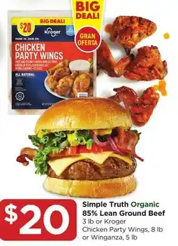 Food 4 Less Simple Truth Organic 85% Lean Ground Beef offer