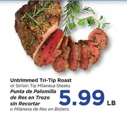 Food 4 Less Untrimmed Tri-Tip Roast offer
