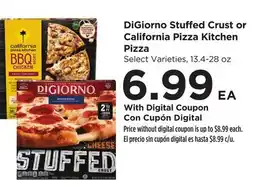 Food 4 Less DiGiorno Stuffed Crust or California Pizza Kitchen Pizza offer