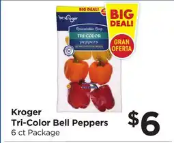 Food 4 Less Kroger Tri-Color Bell Peppers offer
