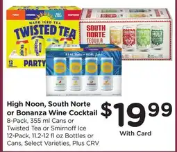Ralphs High Noon, South Norte or Bonanza Wine Cocktail offer