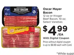 Ralphs Oscar Mayer Bacon offer