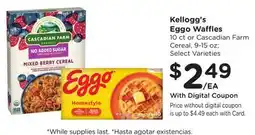 Ralphs Kellogg's Eggo Waffles offer
