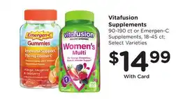 Ralphs Vitafusion Supplements offer