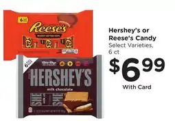 Ralphs Hershey's or Reese's Candy offer