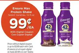 Ralphs Ensure Max Protein Shake offer