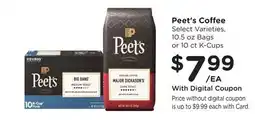 Ralphs Peet's Coffee offer