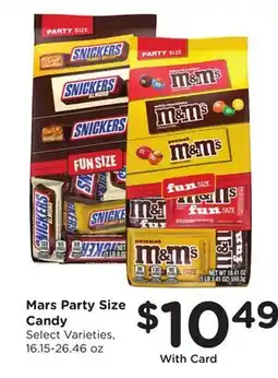 Ralphs Mars Party Size Candy offer