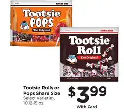 Ralphs Tootsie Rolls or Pops Share Size offer