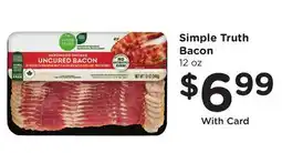 Ralphs Simple Truth Bacon offer