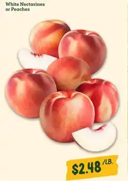 Sprouts Farmers Market White Nectarines or Peaches offer