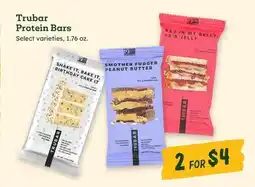 Sprouts Farmers Market Trubar Protein Bars offer
