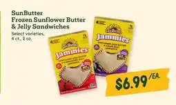 Sprouts Farmers Market SunButter Frozen Sunflower Butter & Jelly Sandwiches offer