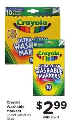Ralphs Crayola Washable Markers offer