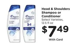 Ralphs Head & Shoulders Shampoo or Conditioner offer