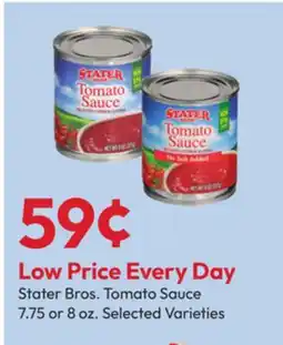 Stater Bros Stater Bros. Tomato Sauce offer