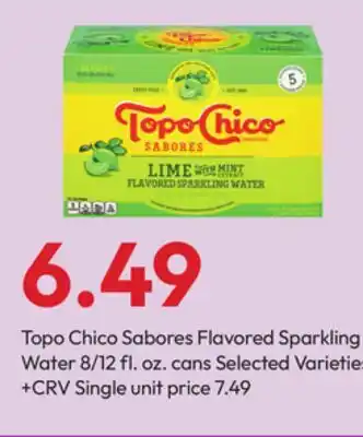 Stater Bros Topo Chico Sabores Flavored Sparkling Water offer