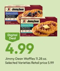 Stater Bros Jimmy Dean Waffles 11.28 oz offer