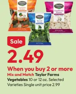 Stater Bros Taylor Farms Vegetables offer