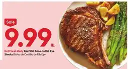 Stater Bros Beef Rib Bone-In Rib Eye Steaks offer