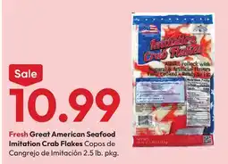 Stater Bros Fresh Great American Seafood Imitation Crab Flakes offer