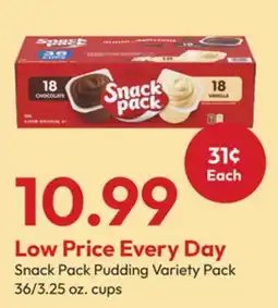 Stater Bros Snack Pack Pudding Variety Pack offer
