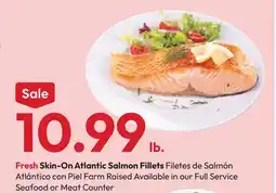 Stater Bros Fresh Skin-On Atlantic Salmon Fillets offer