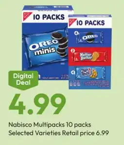 Stater Bros Nabisco Multipacks 10 packs offer