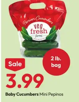 Stater Bros Baby Cucumbers offer