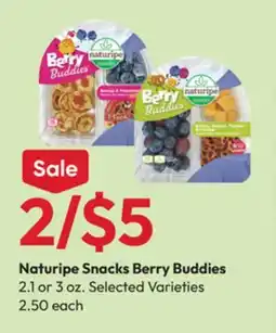 Stater Bros Naturipe Snacks Berry Buddies offer