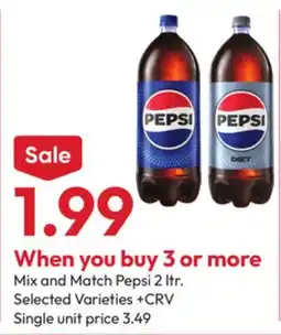 Stater Bros Pepsi 2 Ltr offer