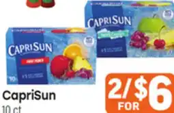 Tony’s Fresh Market CapriSun offer