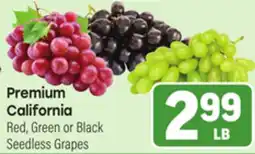 Tony’s Fresh Market Red, Green or Black Seedless Grapes offer