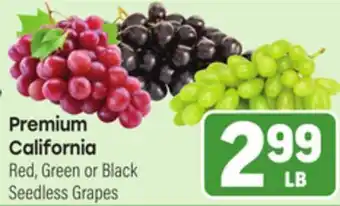 Tony’s Fresh Market Red, Green or Black Seedless Grapes offer
