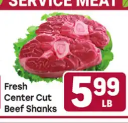 Tony’s Fresh Market Fresh Center Cut Beef Shanks offer