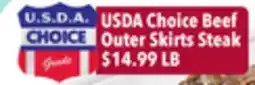 Tony’s Fresh Market USDA Choice Beef Outer Skirts Steak offer