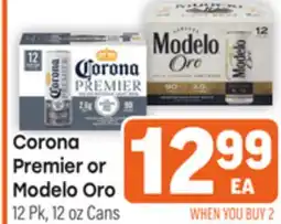 Tony’s Fresh Market Corona Premier or Modelo Oro offer