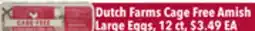 Tony’s Fresh Market Dutch Farms Cage Free Amish Large Eggs offer
