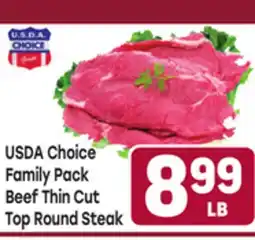 Tony’s Fresh Market USDA Choice Family Pack Beef Thin Cut Top Round Steak offer