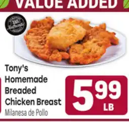 Tony’s Fresh Market Tony's Homemade Breaded Chicken Breast offer