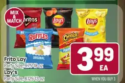 Tony’s Fresh Market Frito Lay, Lay's Party Size offer