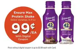 Mariano's Ensure Max Protein Shake offer