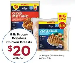 Mariano's 8 lb Kroger Boneless Chicken Breasts offer