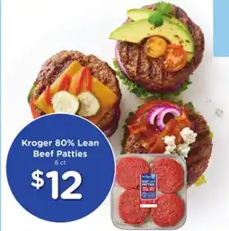 Mariano's Kroger 80% Lean Beef Patties offer