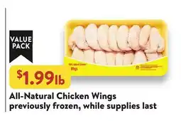 Fresh Thyme All-Natural Chicken Wings offer