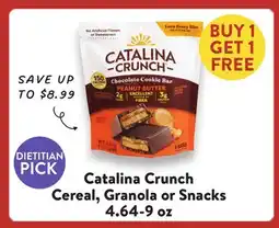 Fresh Thyme Catalina Crunch Cereal, Granola or Snacks offer