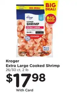 Mariano's Kroger Extra Large Cooked Shrimp offer